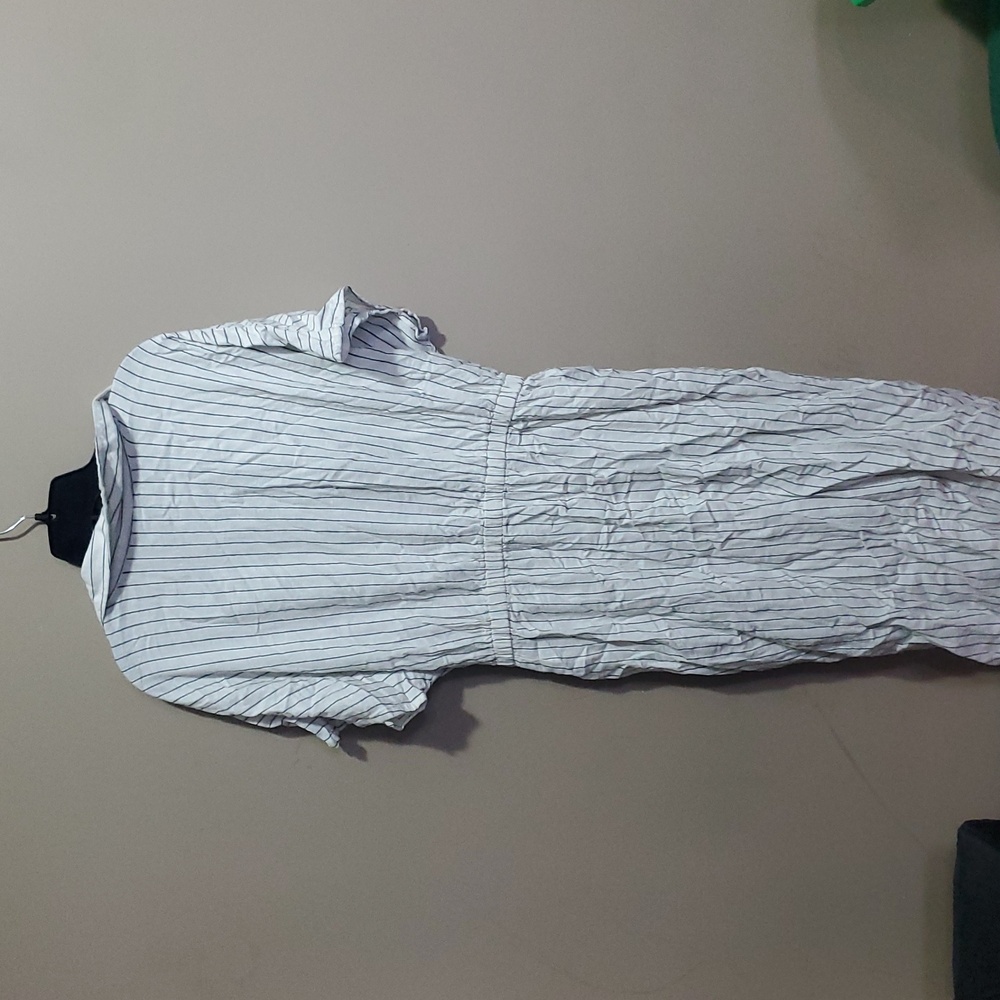 a new day White and Black Striped Midi Dress Size XL - Picture 5 of 7
